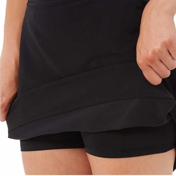 32 Degree Womens Cool A Line Skirt Black Above Knee Stretch Plus XXL - Picture 3 of 9